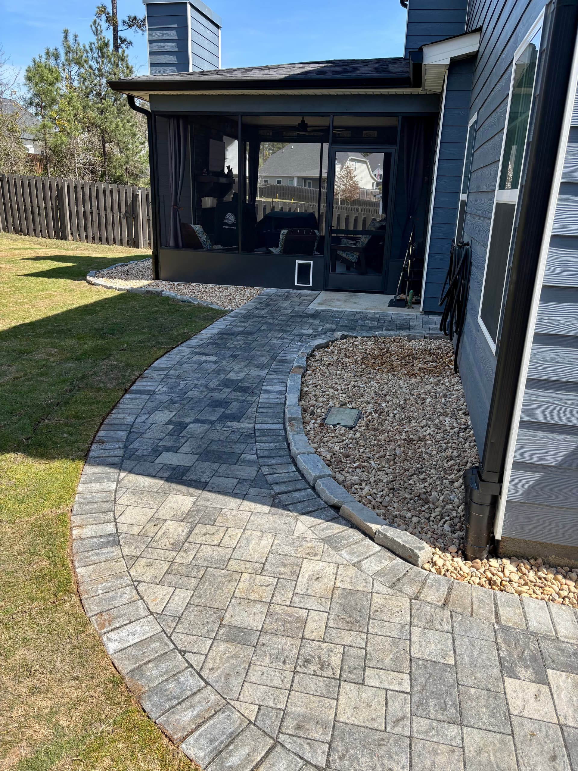 Elegant Paver Patio Addition to Enhance Your Outdoor Space image