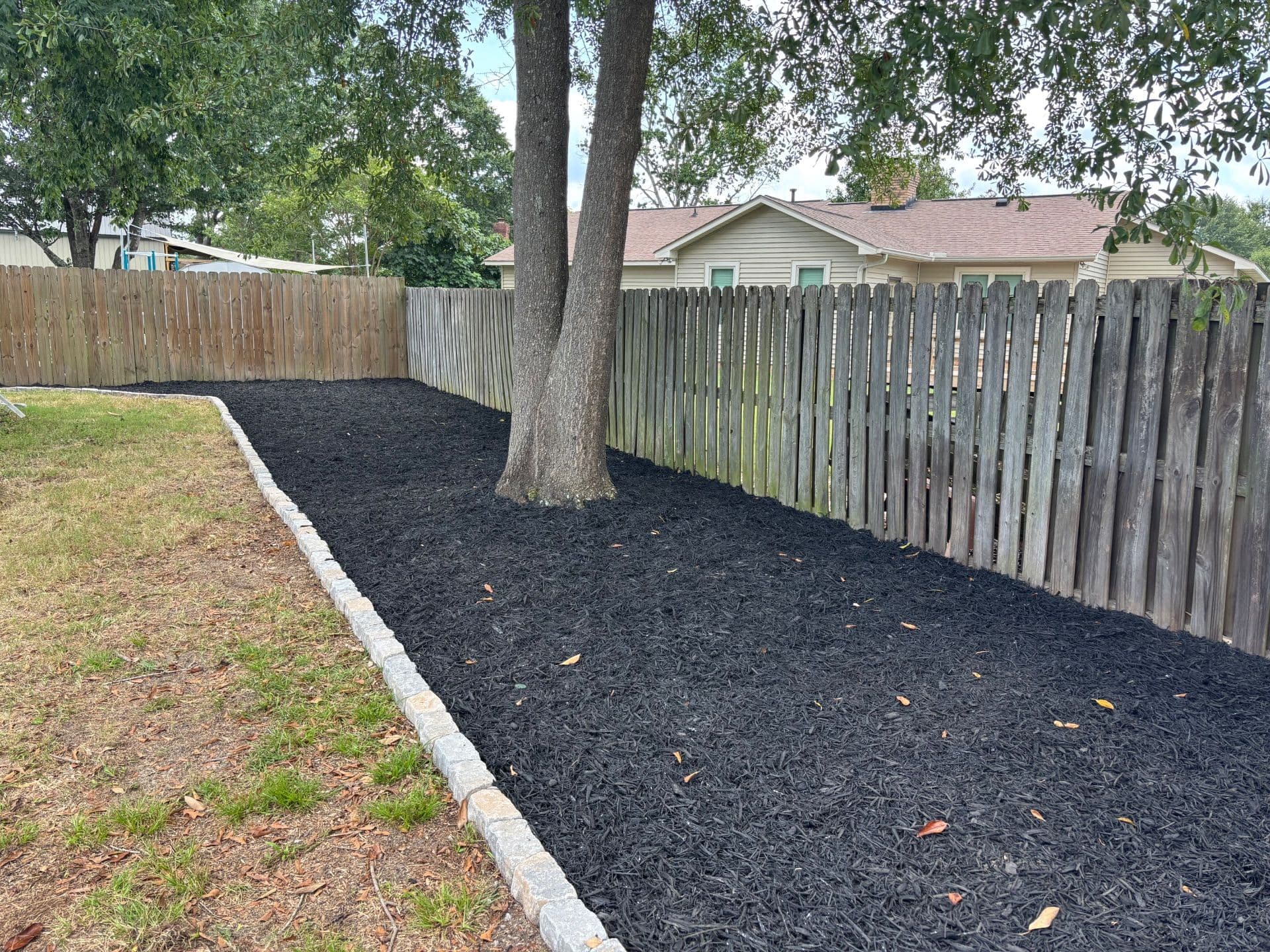 Gallery photos for Transforming Backyards with Elegant Mulch Beds: Image #9
