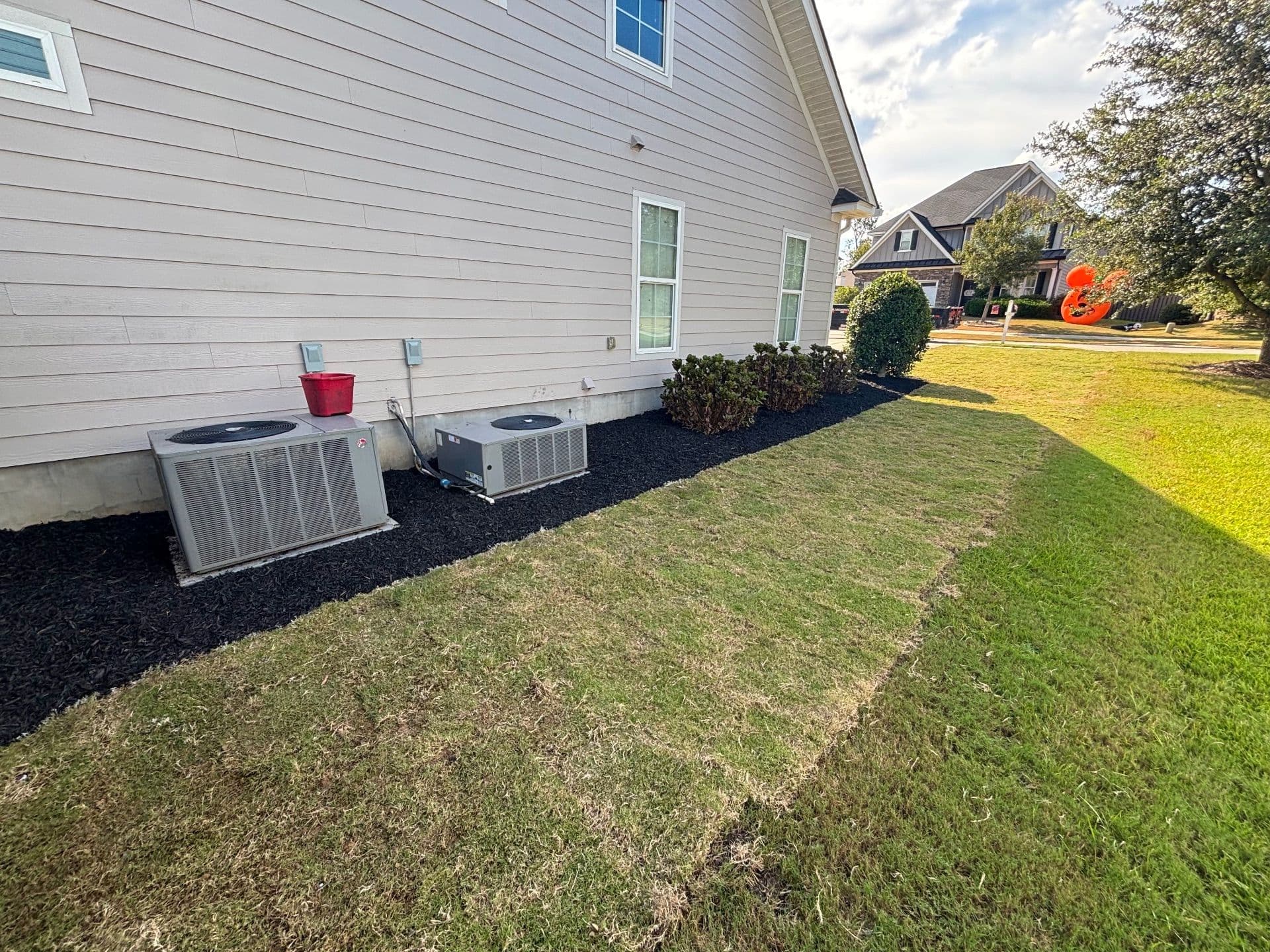 Gallery photos for Stunning Lawn Transformation with Sod Installation and Irrigation: Image #2
