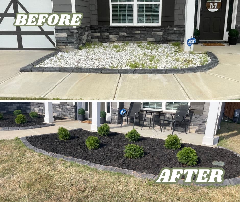 Project Simple Yard Makeover with Sod and Mulch image