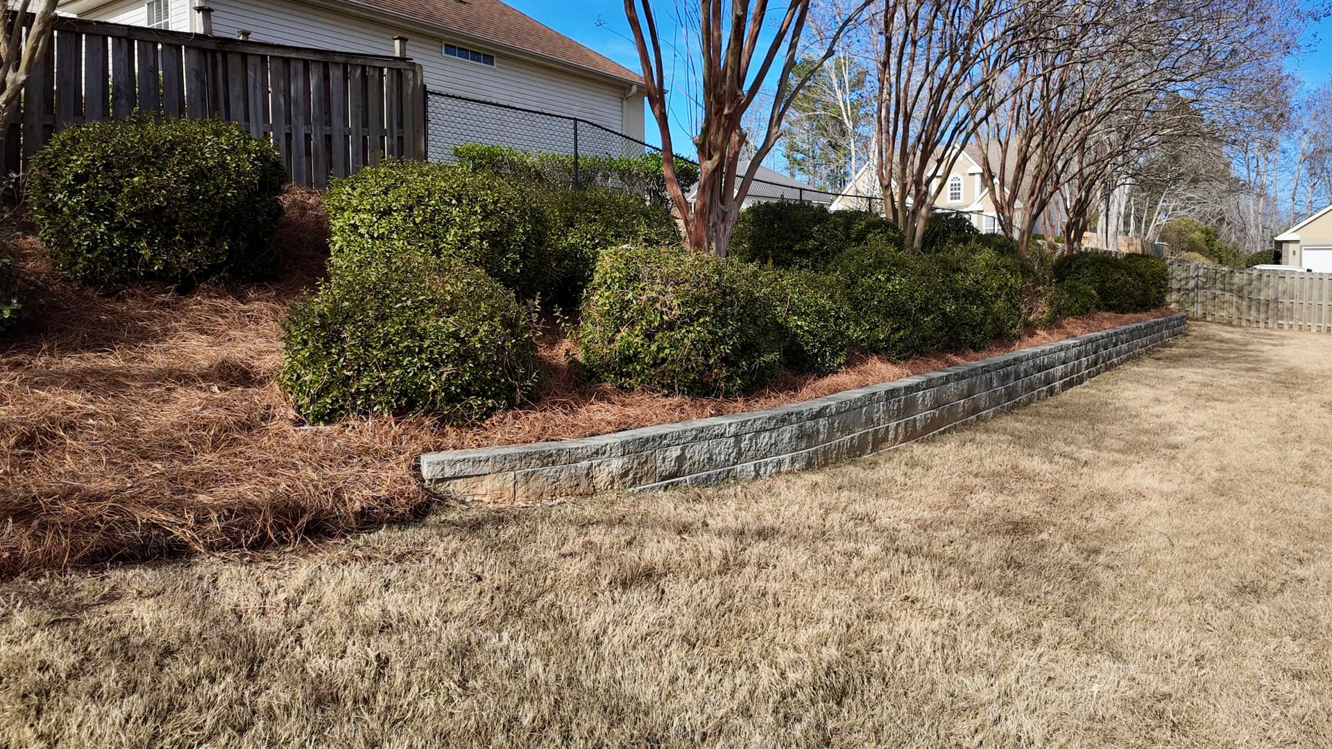 Gallery photos for Pinestraw Refresh for Grovetown Homeowners: Image #2