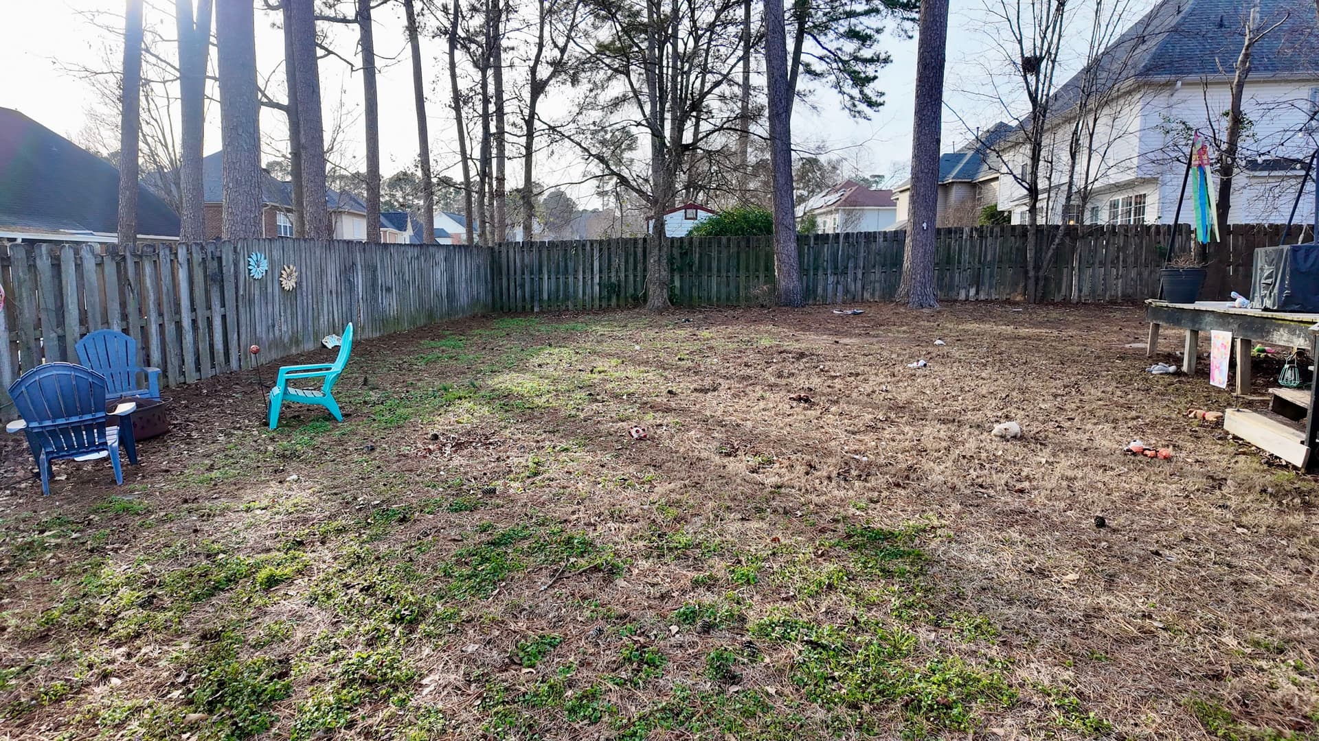 Gallery photos for Beautiful Zeon Zoysia Sod Installation and Fire Pit Area in Martinez: Image #1