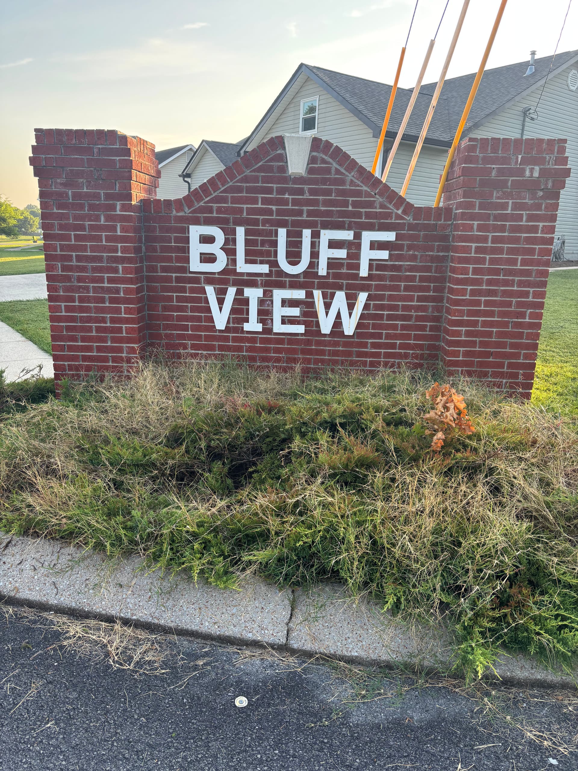 Gallery photos for Bluff View Neighborhood Entrance Gets a Full Landscape Overhaul in Ringgold: Image #1