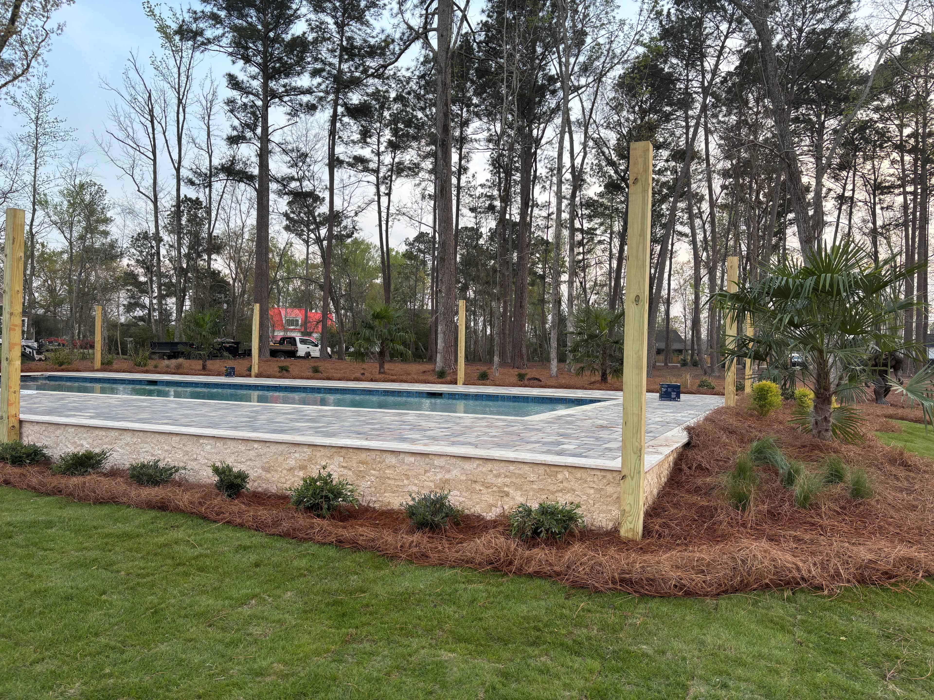 Project Finishing the Week with a Stunning Poolside Landscape image