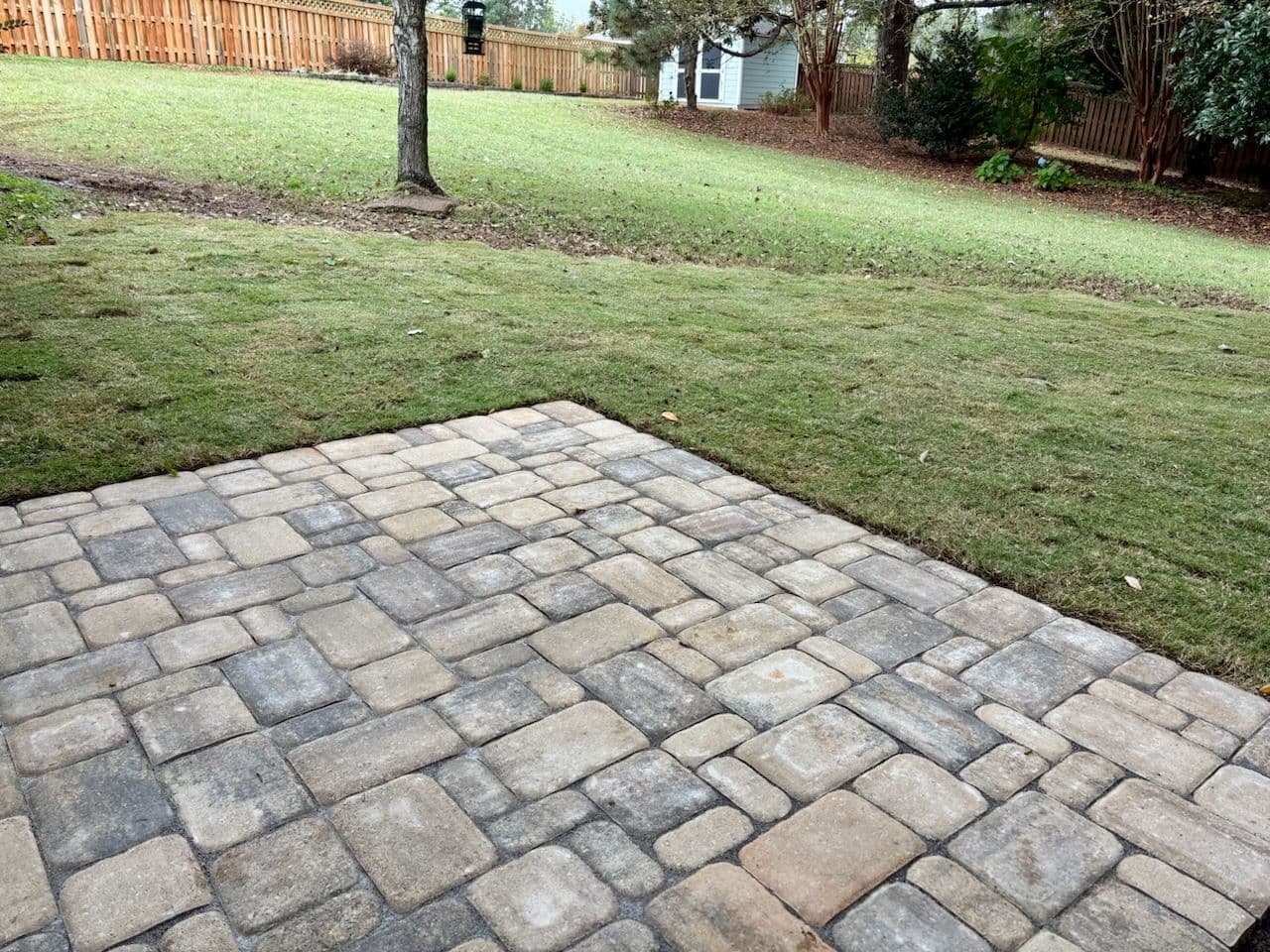 Project Stunning Paver Patio and Lush Sod Installation image