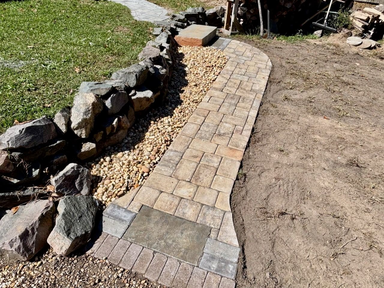 Project Landscape Upgrade with Paver Walkway image