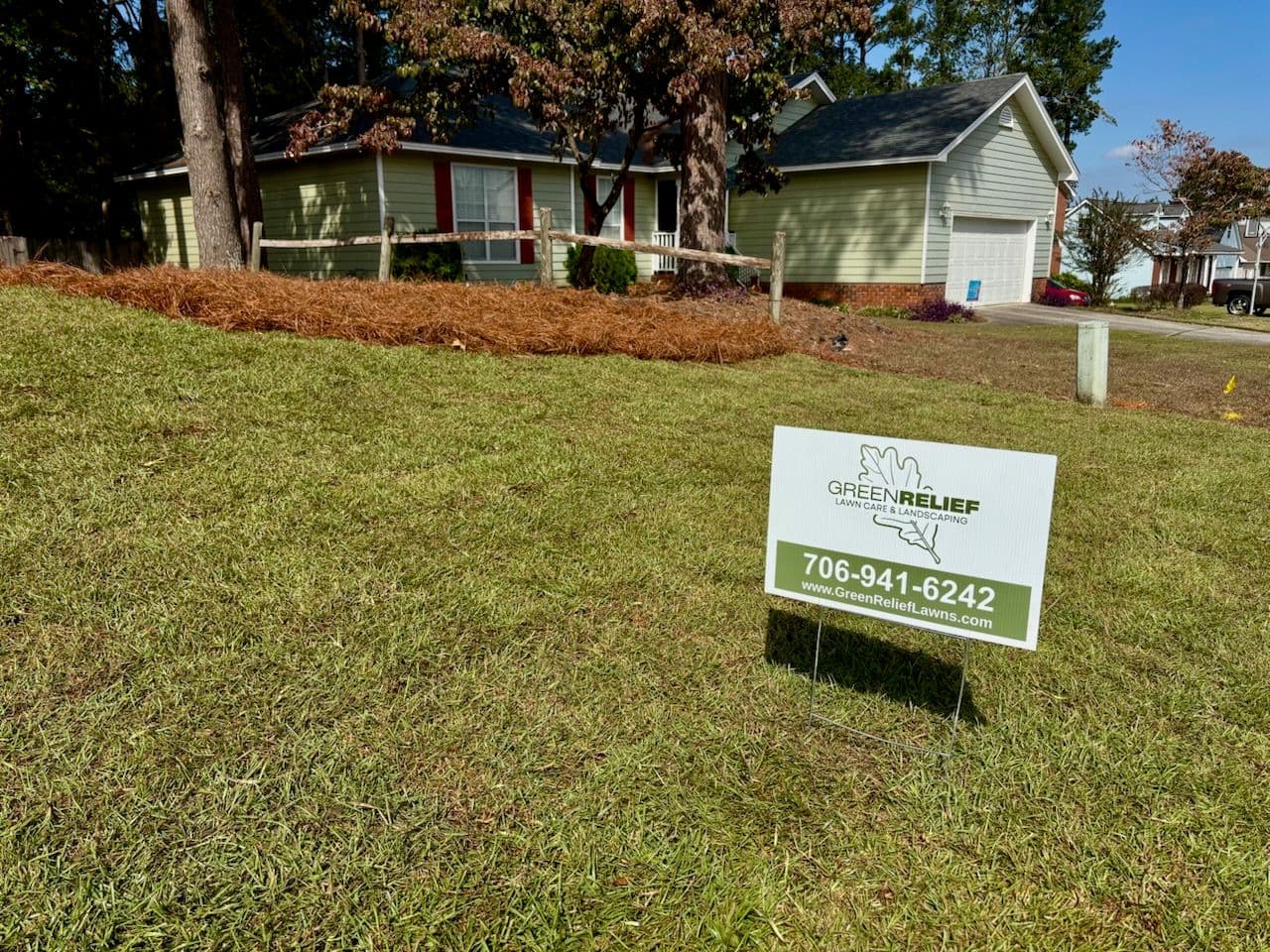 Lush Sod Installation by Green Relief Landscaping