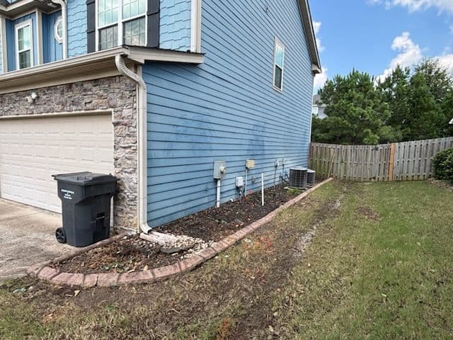 Gallery photos for Large Shrub Removal Creates Fresh Landscape Canvas: Image #2